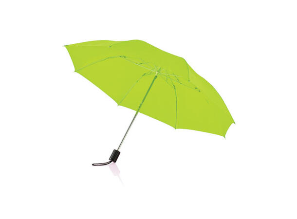 Deluxe 20" sammenleggbar paraply lime 